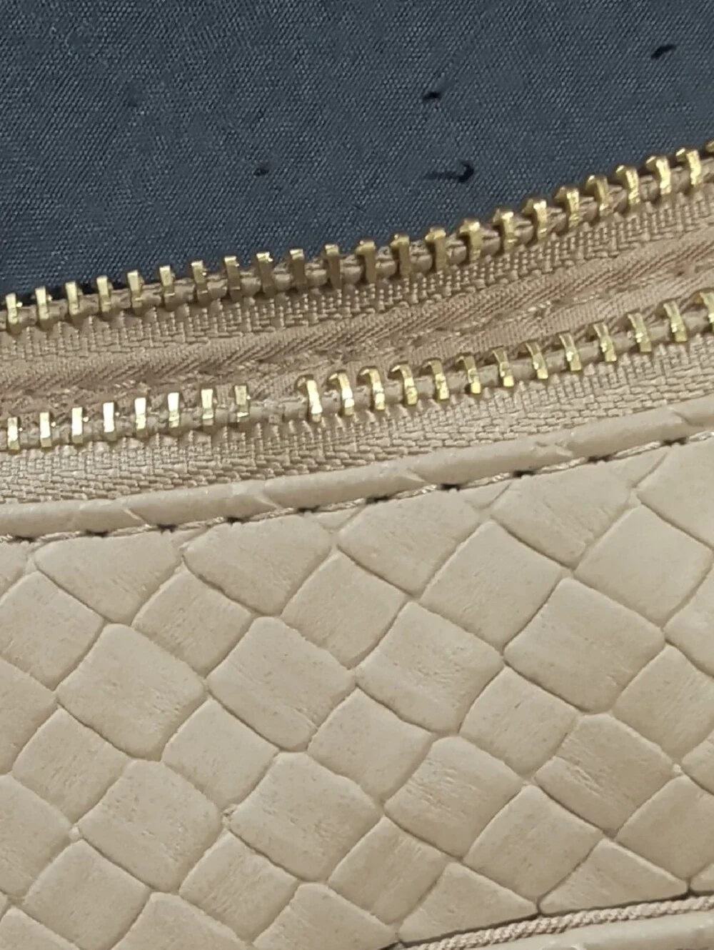 Giorgio Fiorelli Beige Woven Crossbody Bag